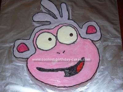 Monkey Birthday Cake on Homemade Boots The Monkey Cake