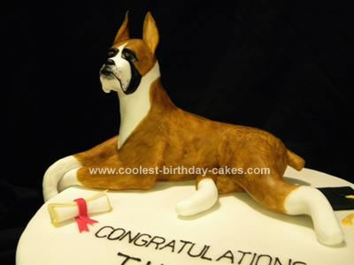 Birthday Cakes  Dogs on Coolest Boxer Dog Cake 70