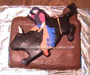 Cowboy Birthday Cake on Coolest Bucking Bull Cake 5