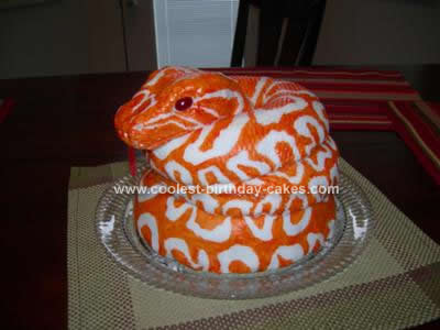Coolest Burmese Python Snake Cake 46