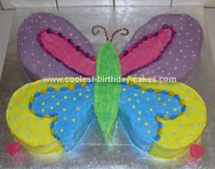  Girl Birthday Cakes on Coolest Butterfly Cake 61