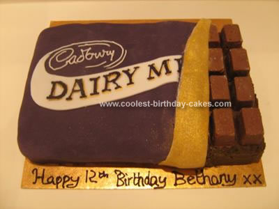 Girl Birthday Cake on Coolest Cadburys Dairy Milk Chocolate Cake 14