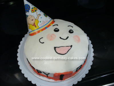 Caillou Birthday Cake on Coolest Caillou Birthday Cake