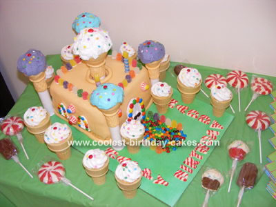 Childrens Birthday Cakes on Candyland Castle Cake