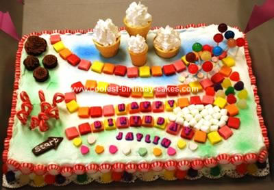 Pirate Birthday Party Supplies on Coolest Candyland Birthday Cake 19