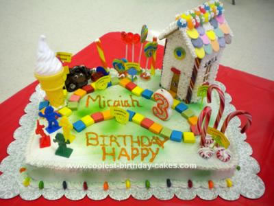 Candyland Birthday Cake on Coolest Candyland Cake 25 21347194 Jpg