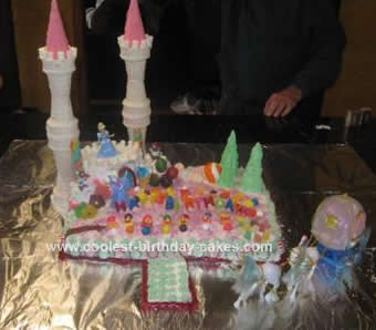 Candyland Birthday Cake on Coolest Candyland Castle Cake 489