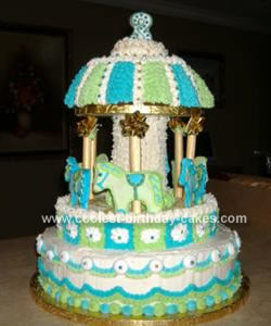 Carnival Birthday Cakes on Coolest Carousel Birthday Cake 26