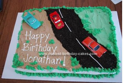 Birthday Cakes Delivered on Cars Custom Decorated Kids Birthday Cake Delivered Overnight