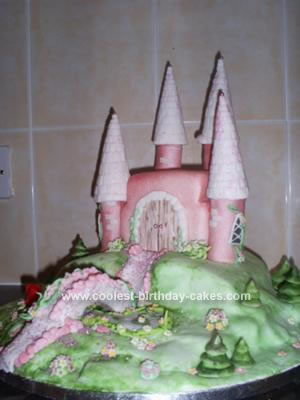 Birthday Flower on Coolest Castle Birthday Cake 252