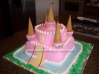 Princess Birthday Cakes on Princess Katies First Castle Birthday Cake