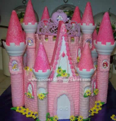  Birthday Cakes  Girls on Coolest Castle Birthday Cake Design 496