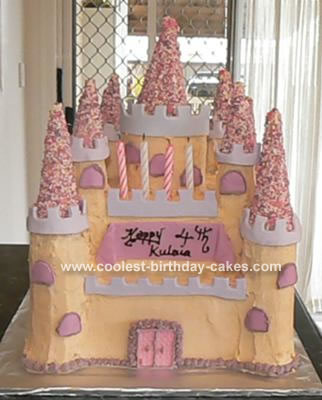 Castle Birthday Cake on Coolest Castle Cake 205