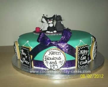 50th Birthday Cakes on Coolest Cat 50th Birthday Cake 70