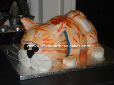  Birthday Cake on Cat Cake