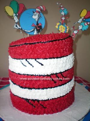    Coloring on Coolest Cat In The Hat Cake 10