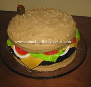 30th Birthday Cake on Coolest Cheeseburger Birthday Cake 81
