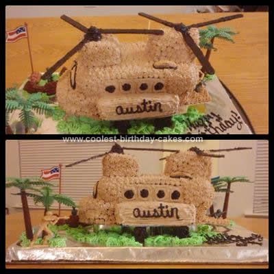   Birthday Cake on Coolest Chinook Helicopter Birthday Cake 7