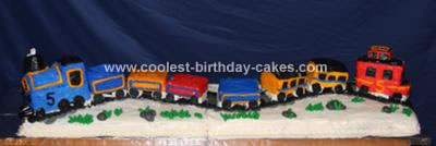 Train Birthday Cakes on Coolest Choo Choo Train Birthday Cake 137