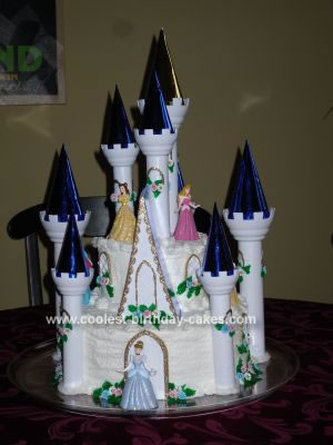 Disney Princess Birthday Cakes on Coolest Cinderella S Castle Cake 383