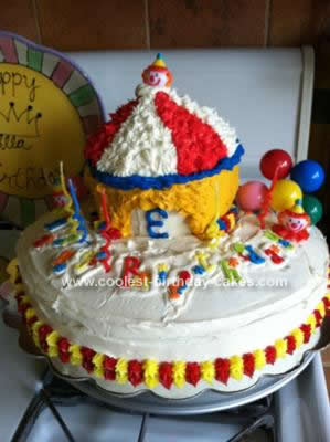 Circus Birthday Cakes on Coolest Circus Cake 8