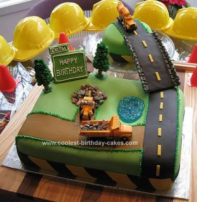 Coolest Birthday Cakes on Coolest Construction Birthday Cake 39