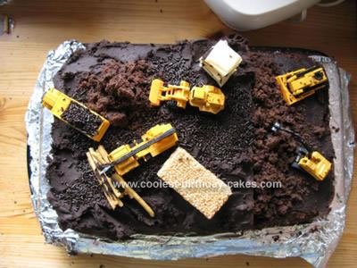 Boys Birthday Cake on Coolest Construction Site Birthday Cake 53