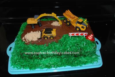 Baseball Birthday Cake on Coolest Construction Site Birthday Cake 55