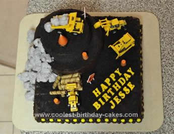 Oreo Birthday Cake on Coolest Construction Theme 1st Birthday Cake 72