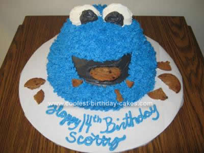 Cookie Monster Birthday Party on Cookie Monster Birthday Cakes   Informed Is Forearmed