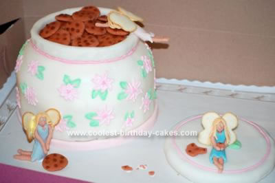Fairy Birthday Cake on Pin Mini Sitting Fairy Cake Decoration From Cake On Pinterest