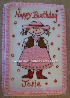 Cowgirl Birthday Cake on Coolest Cowgirl Cake 3