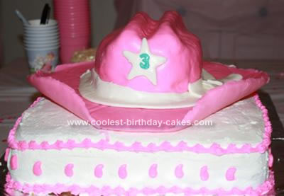 Cowgirl Birthday Cake on Coolest Cowgirl Hat Cake 10