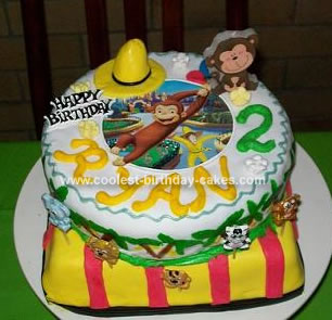 Curious George Birthday Cake on Coolest Curious George Birthday Cake 41 21349078 Jpg
