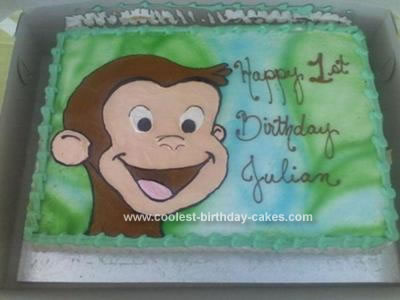Monkey Birthday Cake on Coolest Curious George Birthday Cake 44
