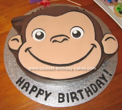 Curious George Birthday Cake on Coolest Curious George Cake 37