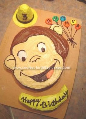 Curious George Birthday Cake on Coolest Curious George Cake 49