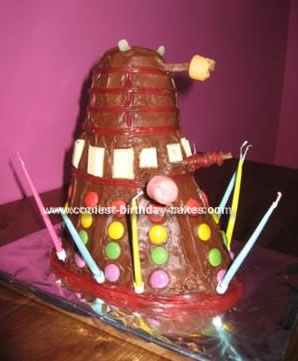 Birthday Cake Template on Coolest Dalek Cake 4