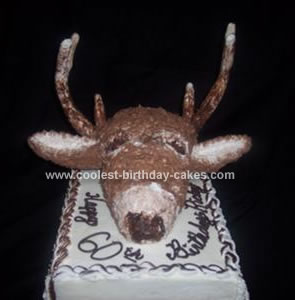 60th Birthday Cake on Coolest Deer Cake 4