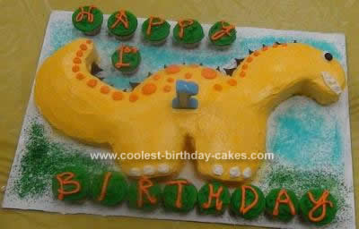 Dinosaur Birthday Cake on Coolest Dinosaur Birthday Cake Idea 123