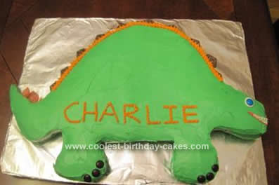 Dinosaur Birthday Cakes on Coolest Dinosaur Cake 120