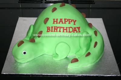 Easy Birthday Cakes on Coolest Dinosaur Cake 68