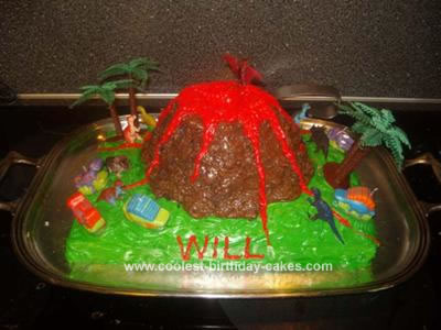 Birthday Cake Oreo on Coolest Dinosaur Volcano Cake 36