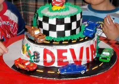 Homemade Birthday Cake on Coolest Disney Cars Cake 39