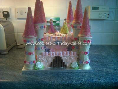 Disney Princess Birthday Cakes on Coolest Disney Princess Castle Birthday Cake 555