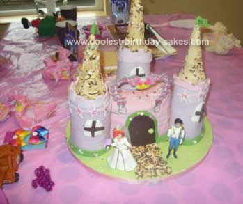 Disney Birthday Cakes on Coolest Disney Princess Castle Birthday Cake 565