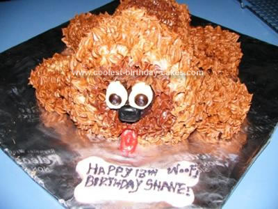 Puppy Birthday Cake on Coolest Dog Birthday Cake 43 21347919 Jpg
