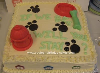  Birthday Cake on Homemade Dog Gone Cake