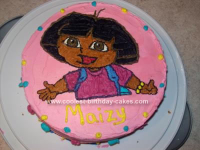 Dora Birthday Cake on Coolest Dora Birthday Cake 100