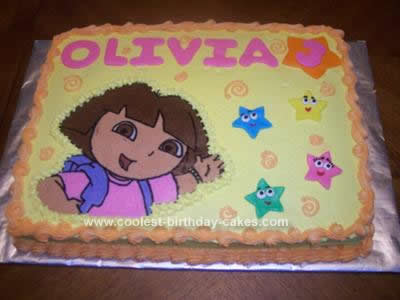 Dora Birthday Cake on Coolest Dora Birthday Cake Design 105